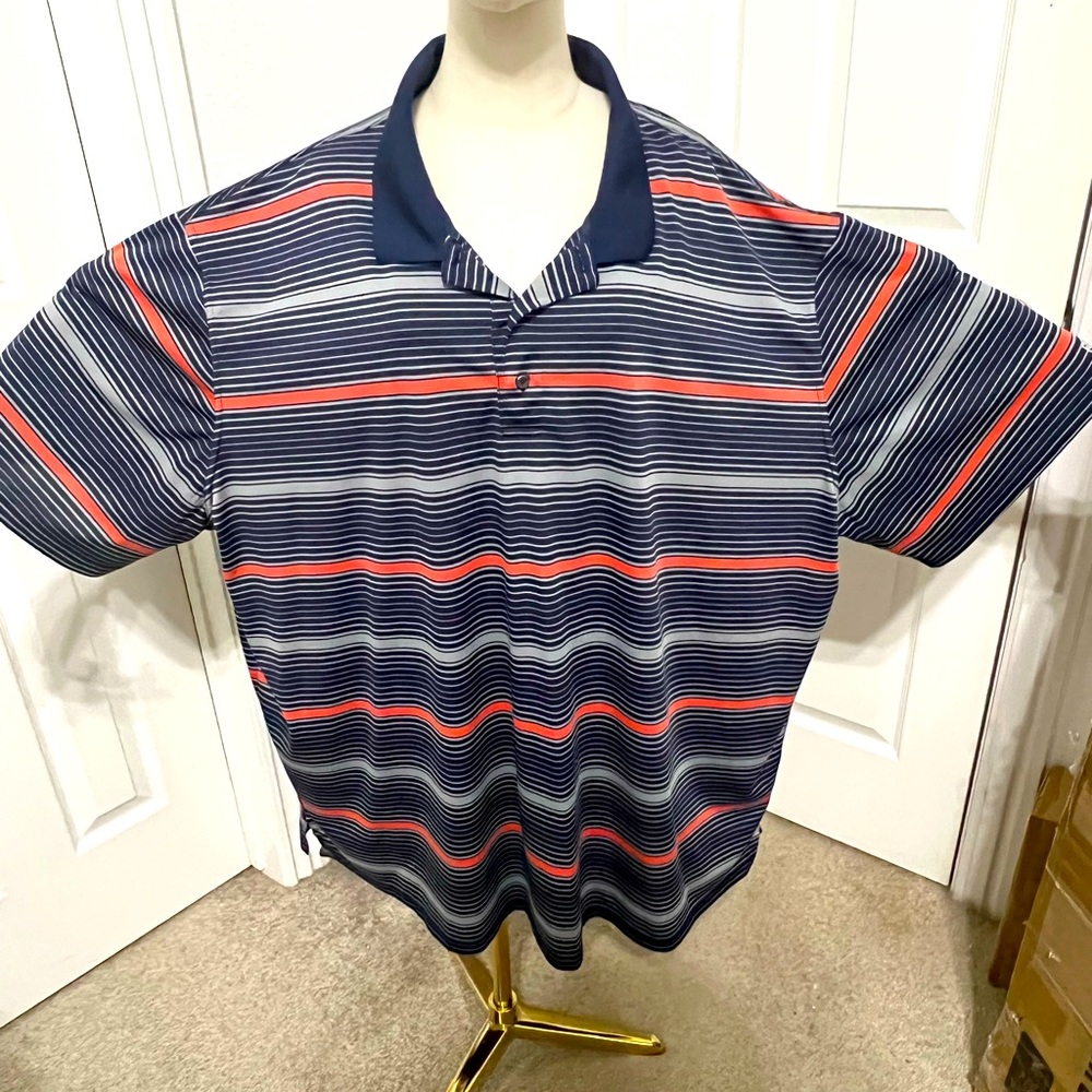 Reebok strip polo